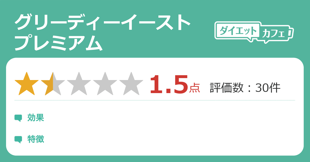 グリーディーイーストプレミアムの効果が37件の本音口コミから判明 ダイエットカフェ