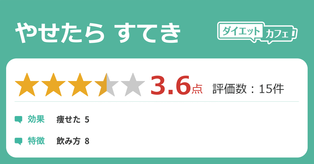 やせたら すてきの効果が15件の本音口コミから判明 ダイエットカフェ やせたら すてきの効果が15件の本音口コミから判明 ダイエットカフェ